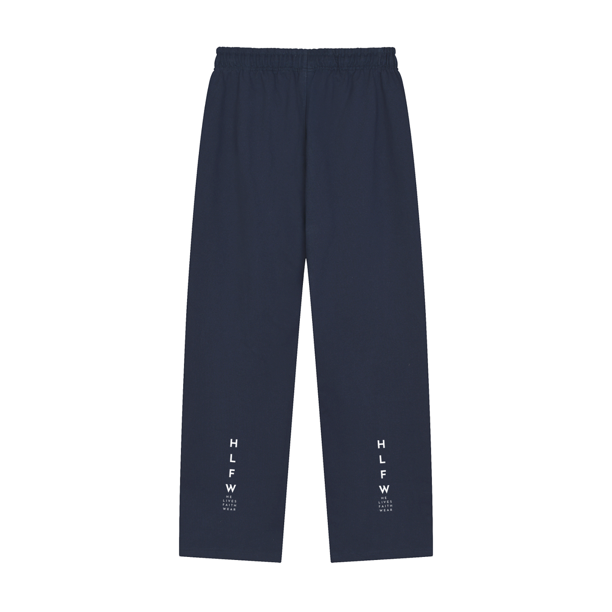 Solid Color Straight-Leg Sweatpants