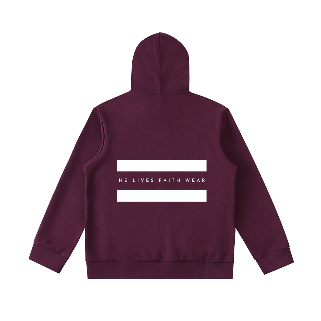 Essential Heavyweight High Neck  Zip-Up Hoodie