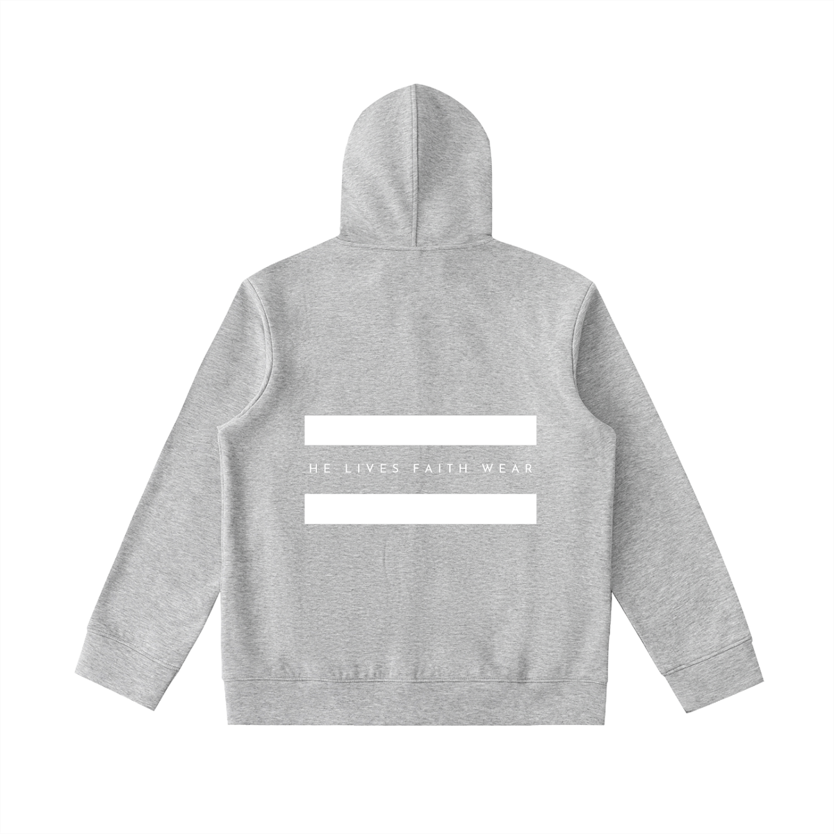 Essential Heavyweight High Neck  Zip-Up Hoodie