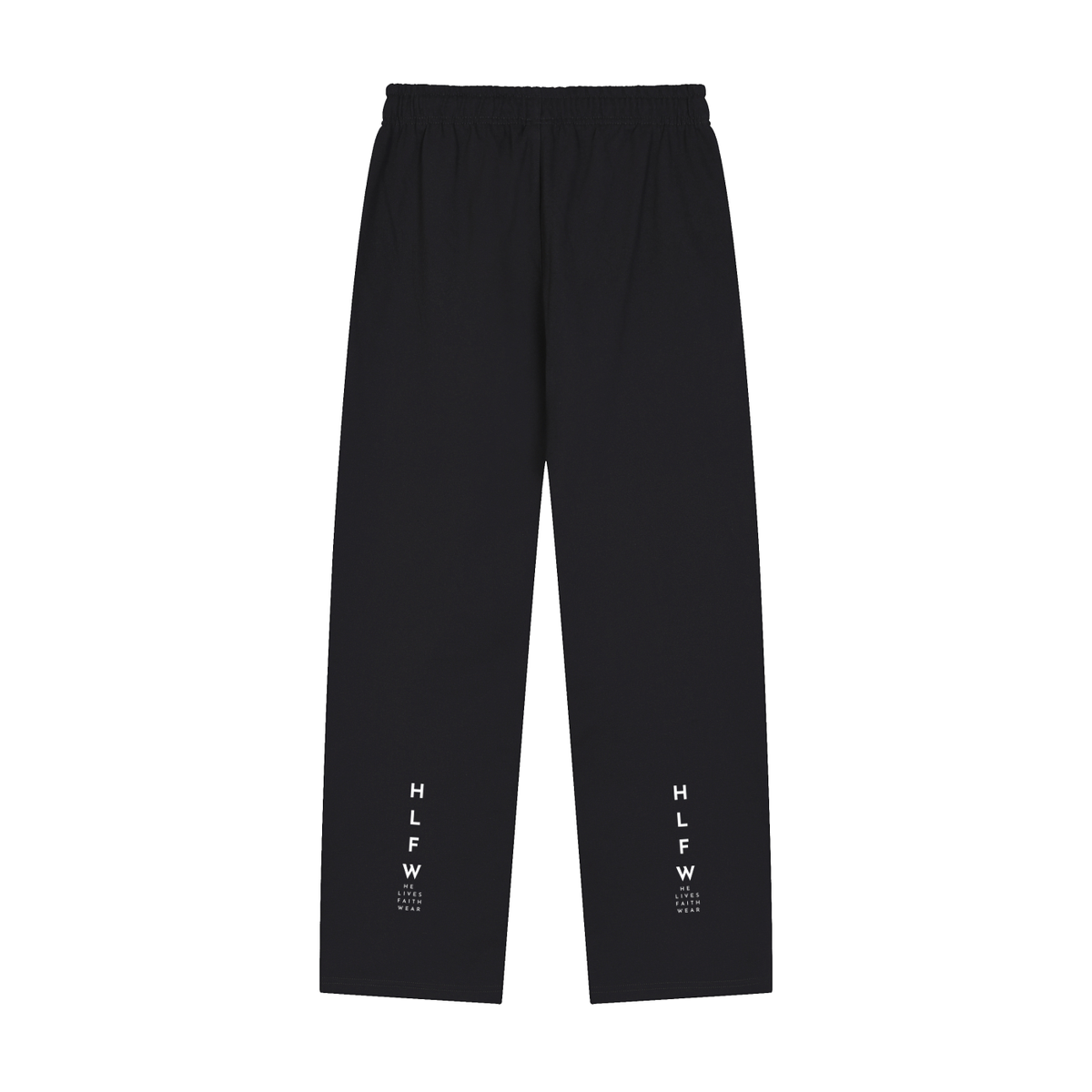 Solid Color Straight-Leg Sweatpants
